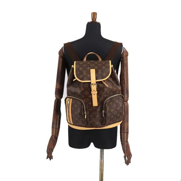 Louis Vuitton Monogram Sac Bosphore Backpack Rucksack Brown - Picture 1 of 7